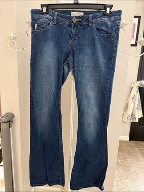 Tyte Jeans Women's Dark Blue Flare Jeans